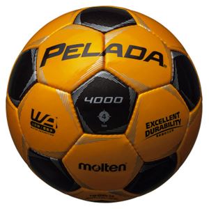 モルテン(Molten) サッカーボール4号球 ペレーダ4000 メタリックイエロー×メタリックブラック F4P4000YK 商品画像