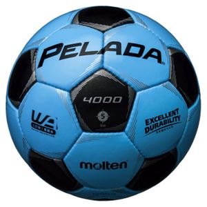 モルテン(Molten) サッカーボール5号球 ペレーダ4000 サックスブルー×メタリックブラック F5P4000CK 商品画像