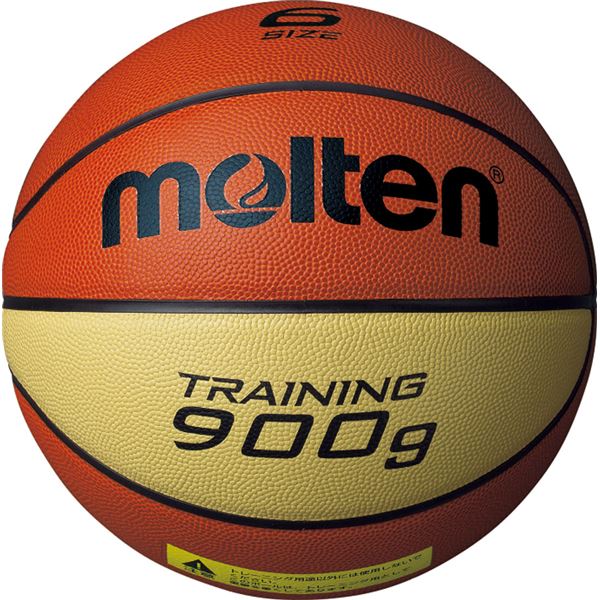 (モルテン Molten) トレーニング用 バスケットボール (6号球) 約900g 天然皮革 9090 B6C9090 (運動 スポーツ用品) b04