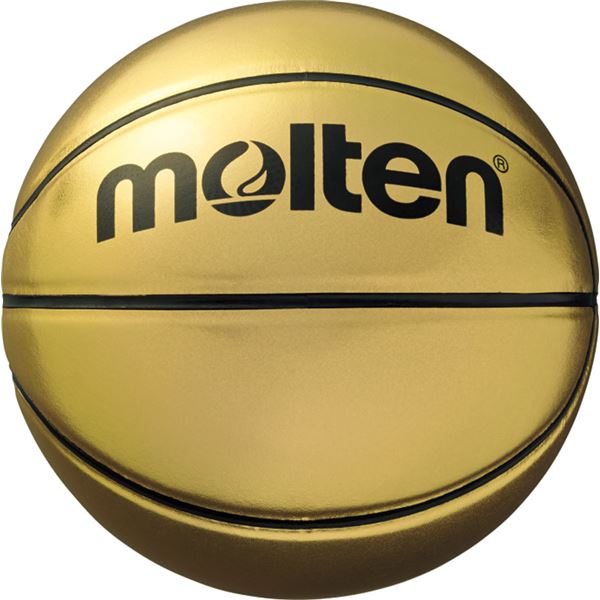 (モルテン Molten) 記念ボール バスケットボール (7号球) ゴールド 人工皮革 B7C9500 (運動 スポーツ用品 イベント 大会) b04