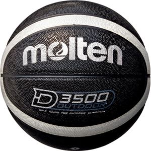 モルテン(Molten) アウトドアバスケットボール7号球(ブラック×シルバー) B7D3500KS 商品画像