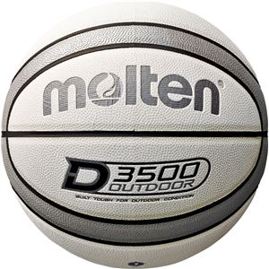 モルテン(Molten) アウトドアバスケットボール7号球(ホワイト×シルバー) B7D3500WS 商品画像