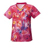 ニッタク(Nittaku) 卓球アパレル SKYCRYSTAL SHIRT(スカイクリスタルシャツ) ゲームシャツ(女子用) NW2168 ピンク 2XO