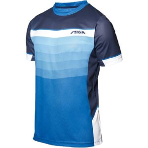 STIGA(スティガ) 卓球ユニフォーム RIVER SHIRT リバーシャツ ブルー XL 商品画像