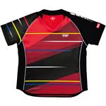 TSP 卓球アパレル レディスシャギーシャツ 032413 レッド XO
