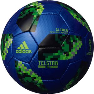 adidas(アディダス) ワールドカップ2018 テルスター18 グライダー 4号球 AF4304BG(ブルー×ブラック) 商品写真