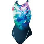 ARENA（アリーナ） AQUA RACINGセイフリーバック（着やストラップ） ARN8055W ブルー×ネイビー O