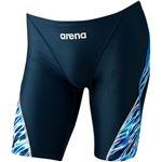 ARENA（アリーナ） AQUA RACING マスターズスパッツ ARN8058M ネイビー×ブルー×Lブルー S