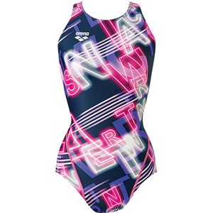 ARENA(アリーナ) AQUA RACING セイフリーバック(着やストラップ) ARN8060W ピンク M