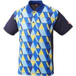 ニッタク（Nittaku）卓球アパレル SCALE SHIRT（スケールシャツ）NW2179 ブルー 3S