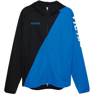 VICTAS（ヴィクタス） VICTAS V‐NJJ056 フーデッドジャージジャケット 33154 ブルー 4XL