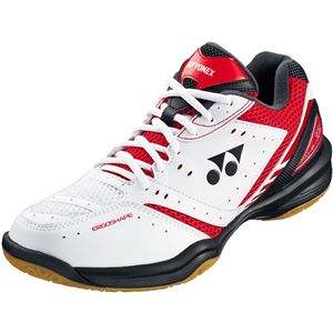 Yonex（ヨネックス）バドミントン用シューズ POWER CUSHION 650（パワークッション650） レッド／ブラック 21cm SHB650