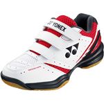 Yonex（ヨネックス）ジュニア バドミントン用シューズ POWER CUSHION 650 JUNIOR（パワークッション650ジュニア） レッド／ブラック 18cm SHB650JR