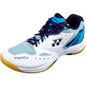 Yonex（ヨネックス）バドミントン用シューズ POWER CUSHION 769SF（パワークッション769SF） ホワイト／スカイブルー 24cm SHB769SF