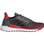 adidas（アディダス） SOLAR GLIDE M グレーファイブF17×コアブラック×ハイレゾレッドS18 CQ3176 【24.5cm】