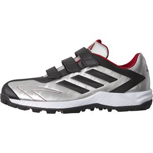 adidas（アディダス） adidas Baseball アディピュア TRV シルバーメット×コアブラック×パワーレッド B75788 【24.0cm】