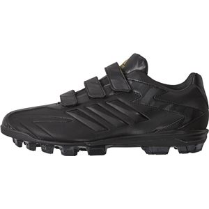 adidas（アディダス） adidas Baseball アディゼロ T3 ポイントV コアブラック×コアブラック×アイロンメット BW1146 【24.0cm】