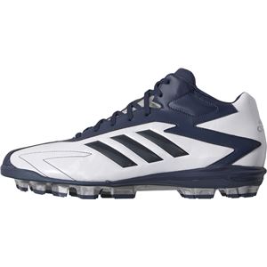 adidas（アディダス） adidas Baseball アディゼロ T3 MID クリスタルホワイトS16×カレッジネイビー×シルバーメット CQ1267 【24.0cm】