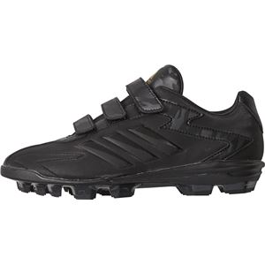 adidas（アディダス） adidas Baseball アディゼロ T3 ポイントKV（Junior） コアブラック×コアブラック×アイロンメット CQ1298 【18.5cm】