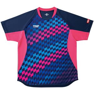 VICTAS TSP 卓球アパレル ゲームシャツ エテルノシャツ 男女兼用 031431 ネイビー 4XL