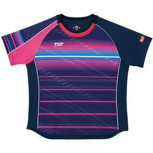 VICTAS TSP 卓球アパレル ゲームシャツ レディスクラールシャツ 女子用 032416 ネイビー 2XL