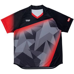 VICTAS TSP 卓球アパレル ゲームシャツ レディスアステルシャツ 女子用 032417 ブラック 3XL