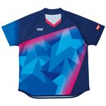VICTAS TSP 卓球アパレル ゲームシャツ レディスアステルシャツ 女子用 032417 ネイビー L