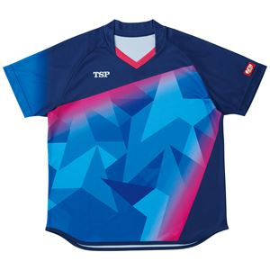 VICTAS TSP 卓球アパレル ゲームシャツ レディスアステルシャツ 女子用 032417 ネイビー S