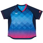 VICTAS TSP 卓球アパレル ゲームシャツ レディスリエートシャツ 女子用 032418 ブルー XL