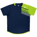 VICTAS TSP 卓球アパレル プラクティスシャツ TT-190シャツ 033411 ネイビー 2XL