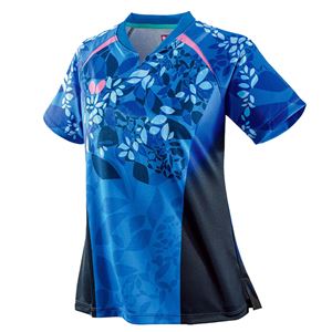 バタフライ（Butterfly） 卓球アパレル CRECELIA SHIRT（クレセリア・シャツ） レディース用 45489 ウルトラマリン L