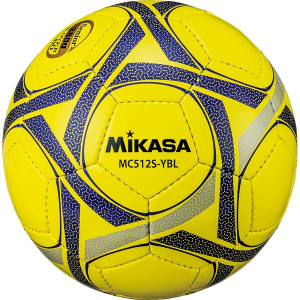 MIKASA（ミカサ）サッカーボール軽量5号球 シニア（60歳以上）用 イエローブルー(MC512SYBL) b04