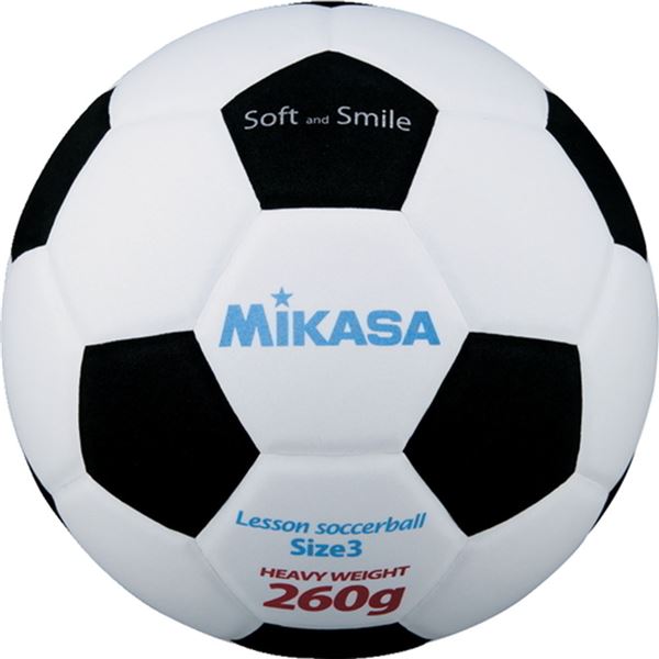 MIKASA（ミカサ）スマイルサッカーボール 3号球 ホワイト×ブラック (SF326WBK) b04