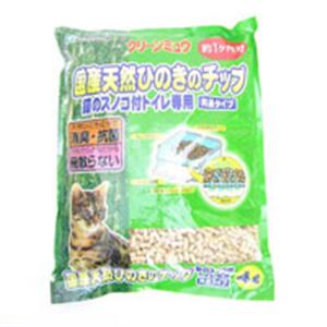 【ペット用】シーズイシハラ　クリーンミュウ　天然ひのきチップ　4L　 - 拡大画像