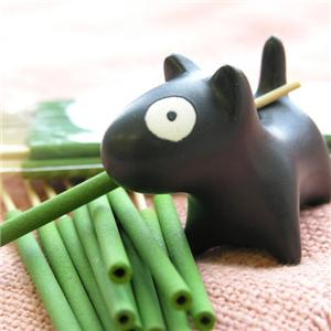 【ペット用】KIZOW（キゾウ）　お香セット　シトロネラ　【黒】 - 拡大画像