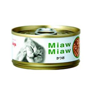 【ペット用】MiawMiaw　（ミャウミャウ）　細かめフレークタイプ　かつお　80g - 拡大画像