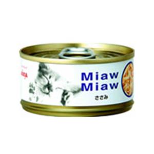 【ペット用】MiawMiaw　（ミャウミャウ）　細かめフレークタイプ　ささみ　80g - 拡大画像