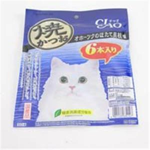 【ペット用】いなば　焼かつお　オホーツクのほたて貝柱味 - 拡大画像