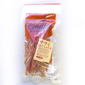 【ペット用】グーテ 愛犬のおやつ ササミ ほぐし タイプ 100g - 拡大画像