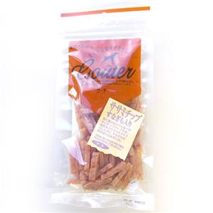 【ペット用】グーテ 愛犬のおやつ ササミ チップ すなぎも入り 100g - 拡大画像