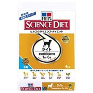 【ペット用】サイエンスダイエット　ライト　小粒　肥満傾向の成犬用　4kg - 拡大画像