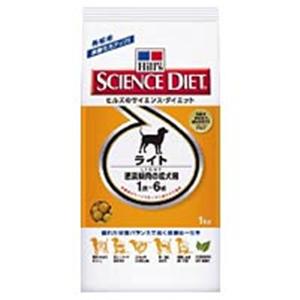 【ペット用】サイエンスダイエット ライト 肥満傾向の成犬用 1kg - 拡大画像