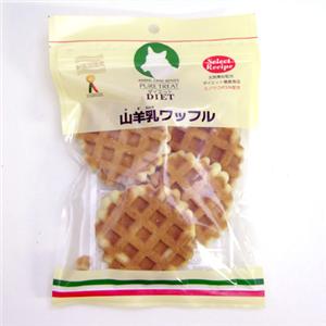 【ペット用】ピュアトリート 山羊ミルクワッフル 65g