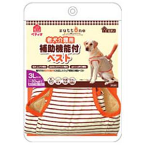 【ペット用】ペティオ 老犬介護用 補助機能付ベスト 3L