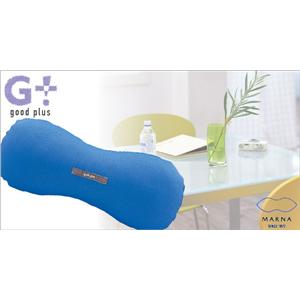 マーナ Gプラス 腰首クッション S027B ブルー - 拡大画像
