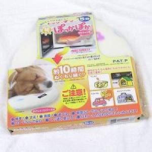 電気を使わないから安心♪安全♪レンジでチンしてぽっかぽか 動物柄カバー付き - 拡大画像