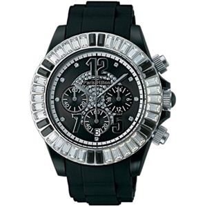 PARIS HILTON（パリスヒルトン） レディース 腕時計 クロノコレクション 138.4340.99 RUBBER