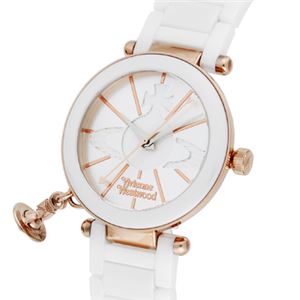 Vivienne Westwood（ヴィヴィアン・ウエストウッド） ケンジントン VV067RSWH 腕時計 レディース - 拡大画像