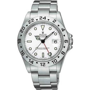 ROLEX（ロレックス） メンズ 腕時計 エクスプローラー II 16570 WHT 3列ブレス ホワイト
