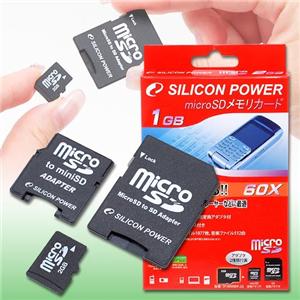 SILICON POWER microSDJ[h 1GB 60{@SPJ060SDT-1G